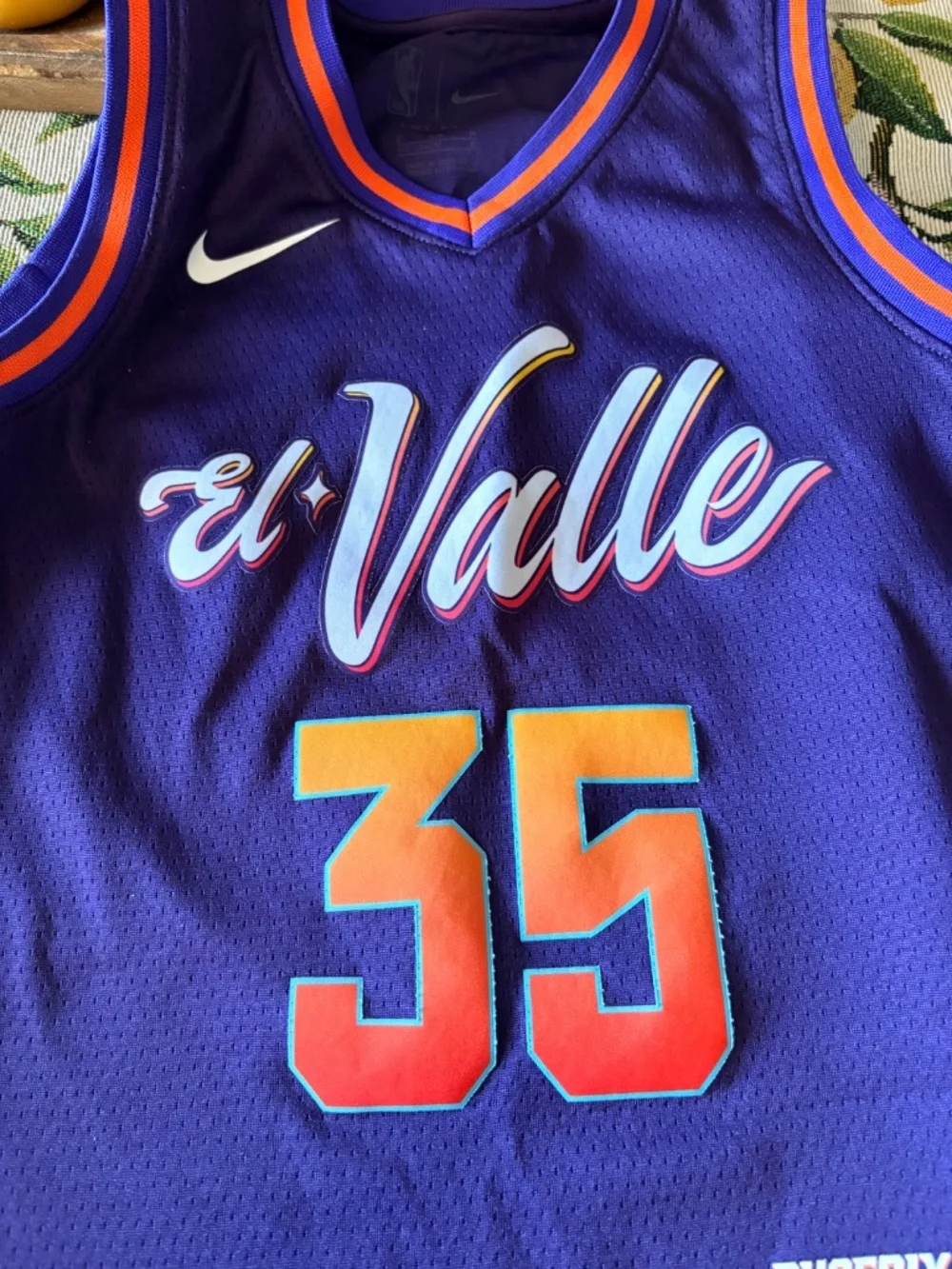 Phoenix Suns #35 Durant Swingman Jersey Nike Youth Small City Edition